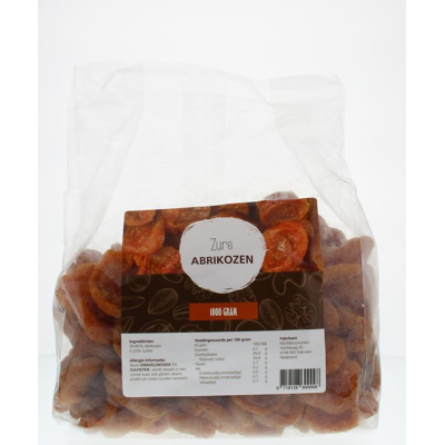 Afbeelding van Mijnnatuurwinkel Zure abrikozen 1 kilog