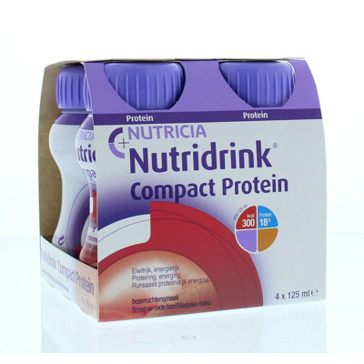 Afbeelding van Nutridrink Compact Protein Rode Vruchten 125 gram, 4x125 gram