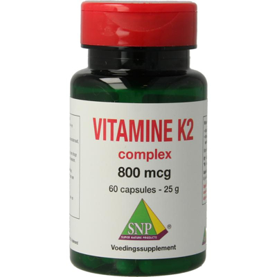 Afbeelding van Snp Vitamine K2 Complex 800mcg, 60 capsules