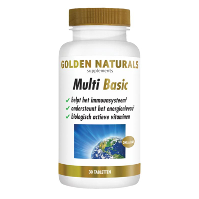 Afbeelding van Golden Naturals Multi Gold Basic Tabletten 30VTB