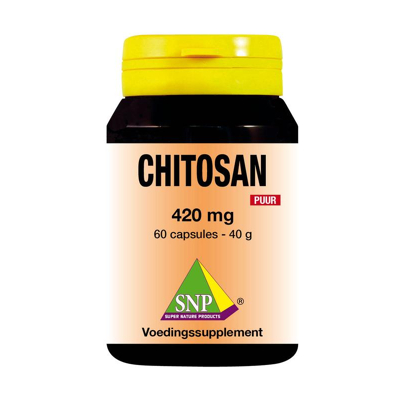 Afbeelding van SNP Chitosan 420 mg 60 capsules