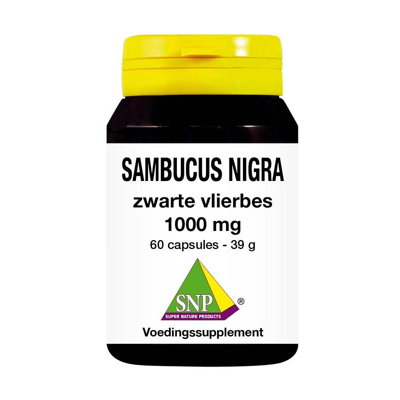 Afbeelding van SNP Sambucus nigra zwarte vlierbes 60 capsules