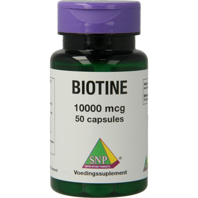 Afbeelding van Snp Biotine 10000 Mcg 50ca