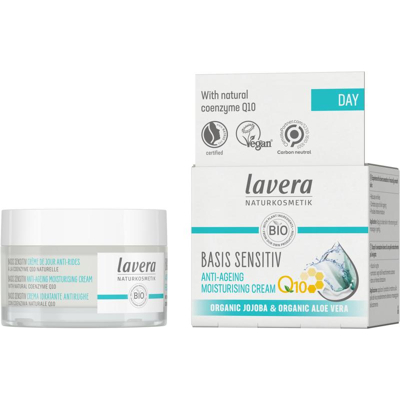 Afbeelding van Lavera Basis Sensitiv Q10 Moisturising Cream En it, 50 ml