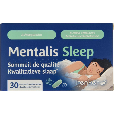 Afbeelding van Trenker Mentalis Sleep, 30 tabletten