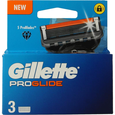 Afbeelding van Gillette Fusion pro glide manual mesjes 3 stuks