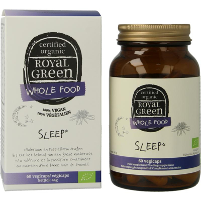 Afbeelding van Royal Green Whole Food Sleep Vegicaps 60VCP