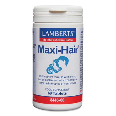 Afbeelding van Lamberts Maxi hair nieuwe formule 60 tabletten