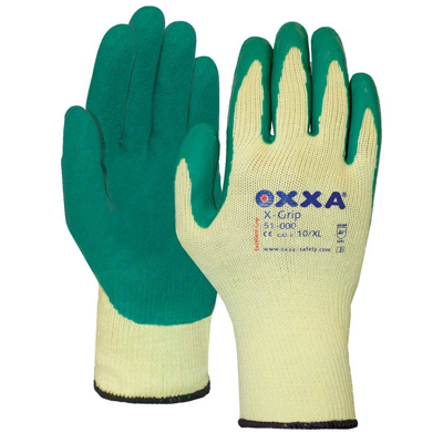 Afbeelding van Werkhandschoen OXXA X Grip 51 000 Maat 9 L Groen/Geel
