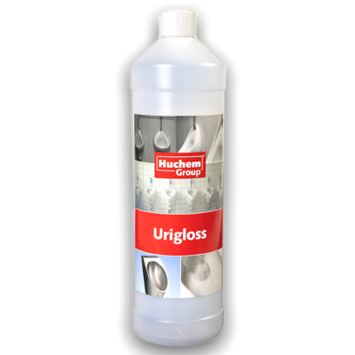 Afbeelding van Urigloss 1L Urinesteen verwijderaar Urinoir Afvoer Toilet Condens afvoerreiniger Sanitairreinigers