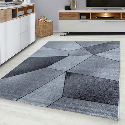 Afbeelding van Modern Vloerkleed Brick Grijs 1120 80x150cm Adana Carpets