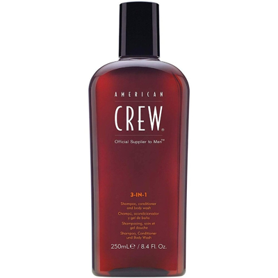 Afbeelding van American Crew Classic 3 in 1 Shampoo, Conditioner &amp; Body Wash 250ml