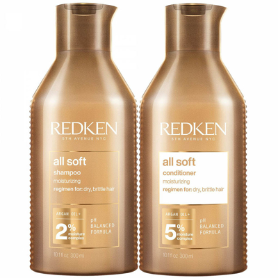 Afbeelding van Redken All Soft Argan Oil Set 2X300ml Shampoo &amp; Conditioner