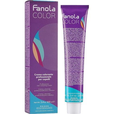 Afbeelding van Fanola Cream Color Haarverf 100 ml 10/17 As Bruin Platinablond