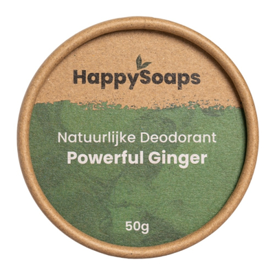 Afbeelding van HappySoaps Natuurlijke Deodorant Powerful Ginger 50ml