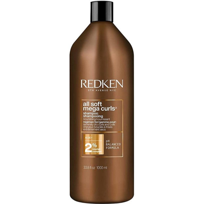 Afbeelding van Redken All Soft Mega Curls Shampoo 1000ml