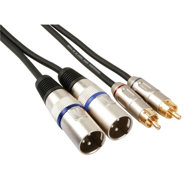 Afbeelding van XLR Tulp kabel Ongebalanceerd HQ Power