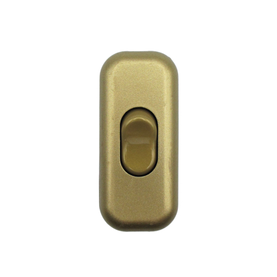 Afbeelding van Kabelschalter Gold (2 polig mit extra für Ansschluss Erdungskabel)