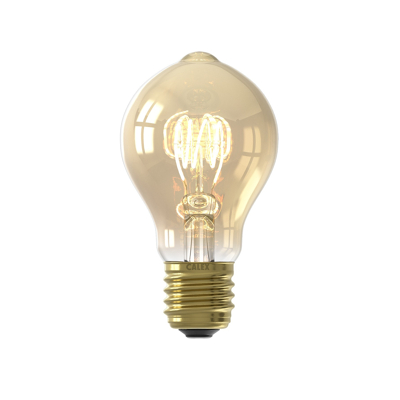 Afbeelding van LED lamp Curved goud A60DR Peer E27