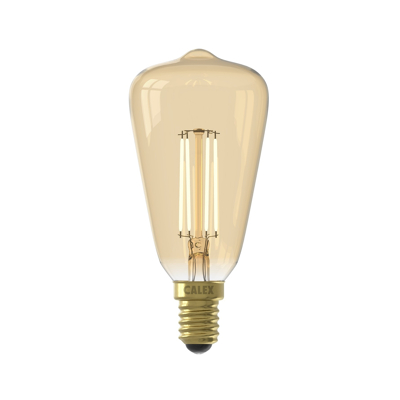 Afbeelding van LED lamp goud Rustieklamp ST48 4W E14 2100K Dimbaar