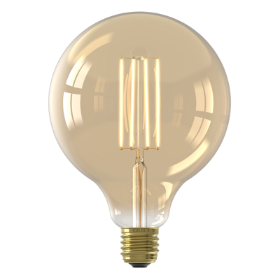 Afbeelding van LED lamp goud G125 Globe E27