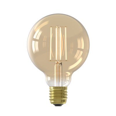 Afbeelding van LED lamp E27 Globe Calex (4W, 470lm, 2100K, Dimbaar, Goud)