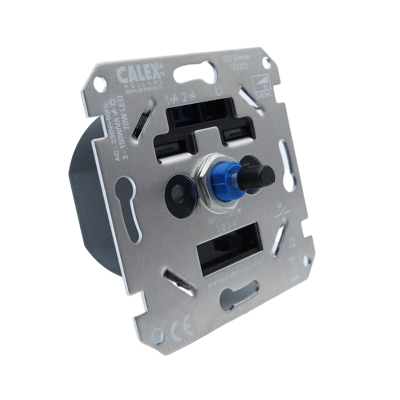 Afbeelding van Calex RC Inbouwdimmer voor LED universeel met afdekplaat 230 V (LED 3 70W) 176372