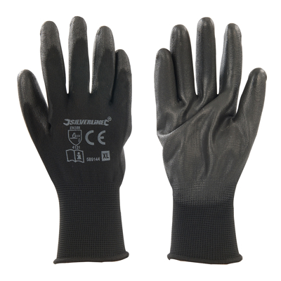 Afbeelding van Silverline Handschoen met zwarte handpalm XL 11