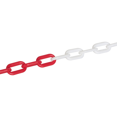 Afbeelding van Fixman Plastic ketting 6 mm x 5 m, rood/wit