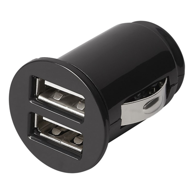 Afbeelding van Pro Plus Mini Autolader USB Lader 2 Weg 12 Volt en 24 2100mA blister