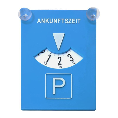 Afbeelding van ProPlus Blauwe Kaart Parkeerschijf / Parkeerkaart met Zuignap voor aan het Raam