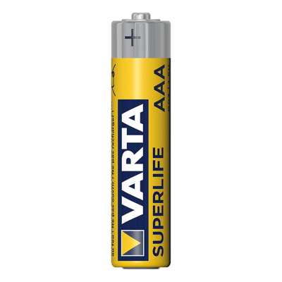 Afbeelding van Varta Batterijen Superlife Koolzink R03/AAA 1.5 Volt 4 Stuks