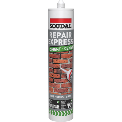 Afbeelding van Soudal repair express cement 300 ml, ral 1005, koker