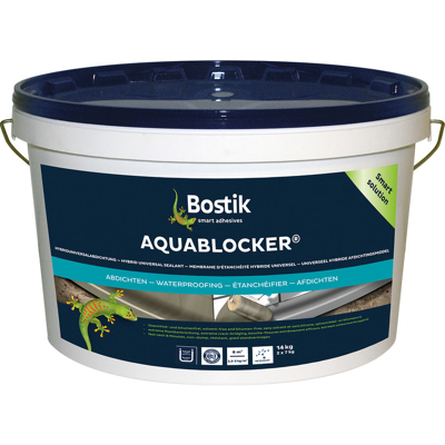 Afbeelding van Bostik Aquablocker grijs emmer 14 kg