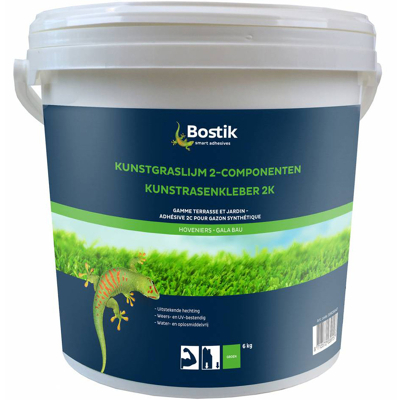 Afbeelding van Bostik kunstgraslijm 2 componenten 13 kg, groen, emmer