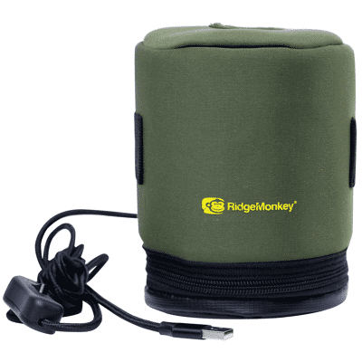 Afbeelding van RidgeMonkey EcoPower USB Verwarmde Gasbus Cover Camping kachel