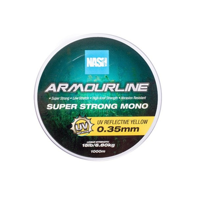 Afbeelding van Nash Armourline Super Strong Mono UV Yellow 1000m