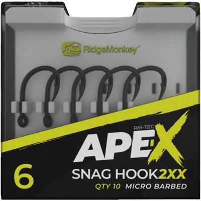 Afbeelding van RidgeMonkey Ape X Snag Hook 2XX Barbed
