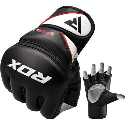 Afbeelding van RDX Sports Grappling Gloves Model GGRF 12 Zwart Leer
