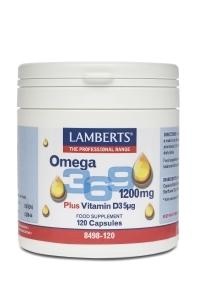 Afbeelding van Lamberts Visolie Omega 3 6 9, 120 capsules