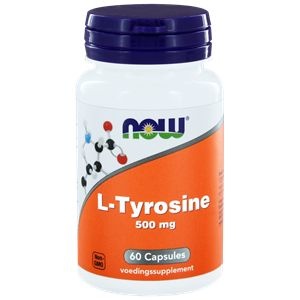 Afbeelding van Now L tyrosine 500mg, 60 capsules