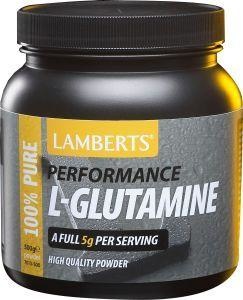 Afbeelding van Lamberts L glutamine Poeder, 500 gram