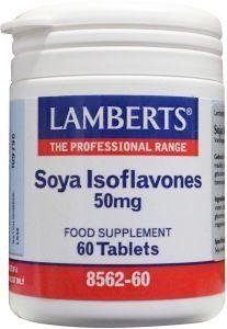 Afbeelding van Lamberts Soja Isoflavonen 50mg, 60 tabletten
