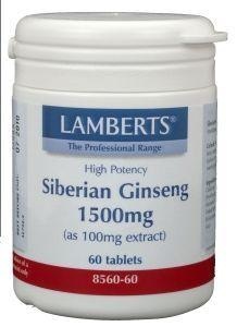 Afbeelding van Lamberts Ginseng Siberisch 1500mg, 60 tabletten