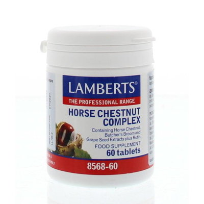 Afbeelding van Lamberts Paardekastanje Complex (aescine, Horse Chestnut), 60 tabletten