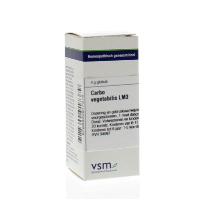 Afbeelding van Vsm Carbo Vegetabilis Lm3, 4 gram