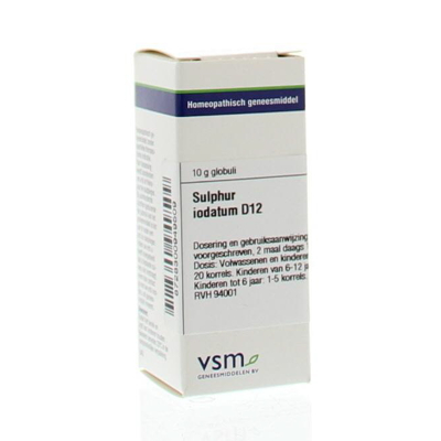 Afbeelding van Vsm Sulphur Iodatum D12, 10 gram