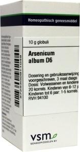 Afbeelding van Vsm Arsenicum Album D6, 10 gram