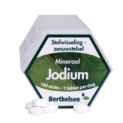 Afbeelding van Berthelsen Jodium Kaliumjodide 225 Mcg, 180 tabletten