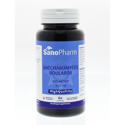 Afbeelding van Sanopharm Saccharomyces boulardii 60 capsules